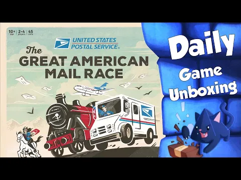 The Great American Mail Race - Daily Game Unboxing