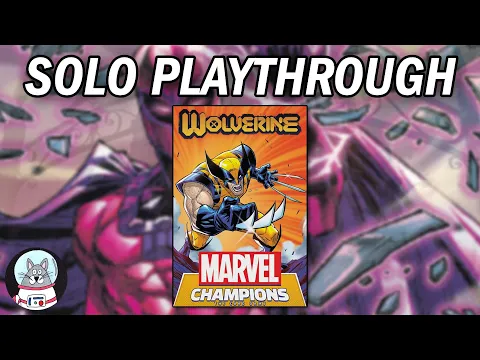 Marvel Champions: Wolverine vs Magneto Solo Playthrough