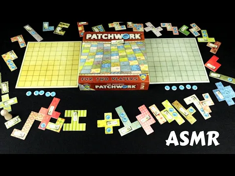 ASMR Board Game Playthrough - PATCHWORK (Whispering)