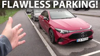 Mercedes CLA has the best autoparking!