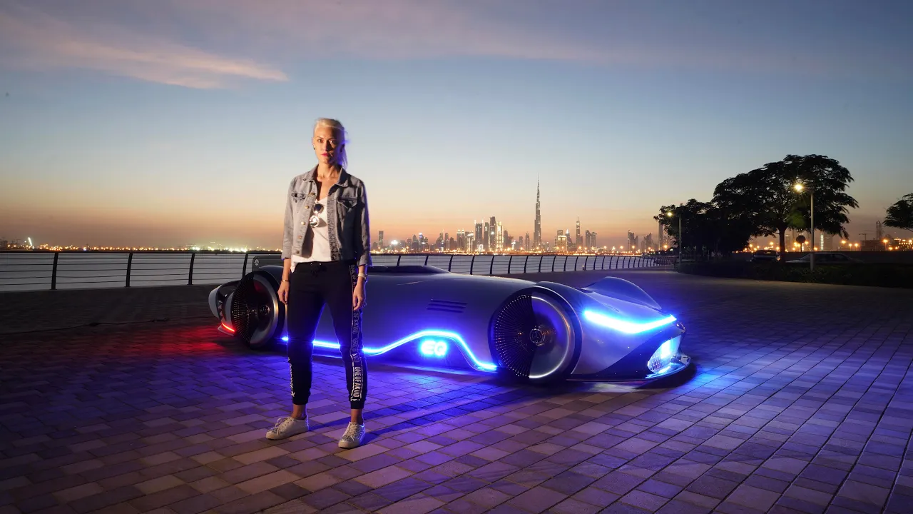 Mercedes EQ Silver Arrow in Dubai