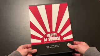 Empire at Sunrise unboxing - Hollandspiele