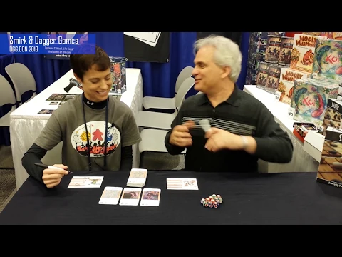 Smirk and Dagger at BGG Con 2019 - The Deadlies, SHŌBU, and Upcoming "Cinder" Kickstarter