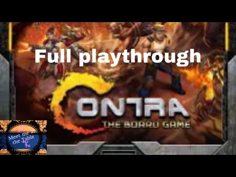 Contra the Board Game Full Playthrough