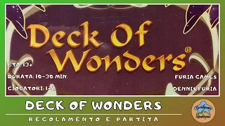 Deck of Wonders: regolamento e partita (tutorial/gameplay) in italiano