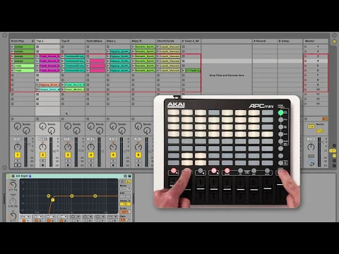 Product video thumbnail for AKAI APC Mini Controller with Live 10 Standard Edition Boxed Software