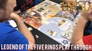 Legend of the Five Rings LCG @ Gen Con 2017