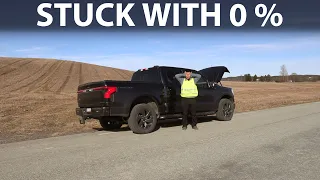 I drove Ford F-150 Lightning until the battery died