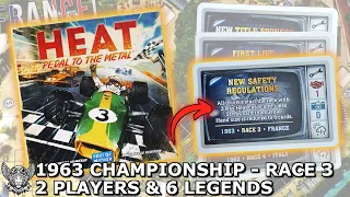Heat Pedal to the Metal - 1963 Championship Race 3 (France) - 2‑Player 6‑Legend