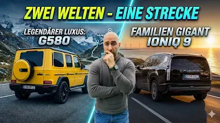 600km David vs. Goliath ROADTRIP | Aber wer ist wer? G580 vs. IONIQ 9