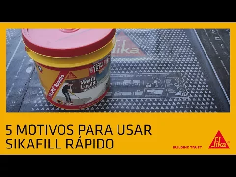 Manta Líquida Impermeabilizante Sikafill Rápido Cinza 15Kg Sika