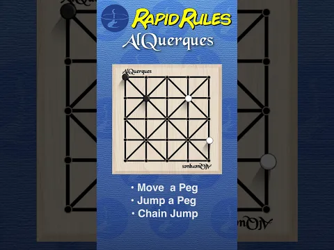 How to play the 1,000-year-old classic jump-and-capture game Alquerques.
