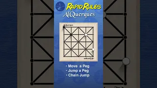 How to play the 1,000-year-old classic jump-and-capture game Alquerques.