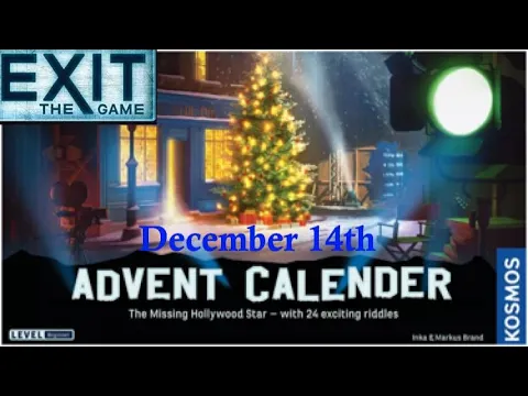 Exit The Game: The Missing Hollywood Star - December 14th