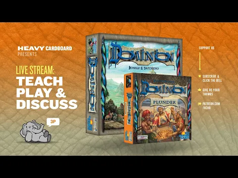 Dominion: Plunder - 3p Teaching & Play-through by Heavy Cardboard