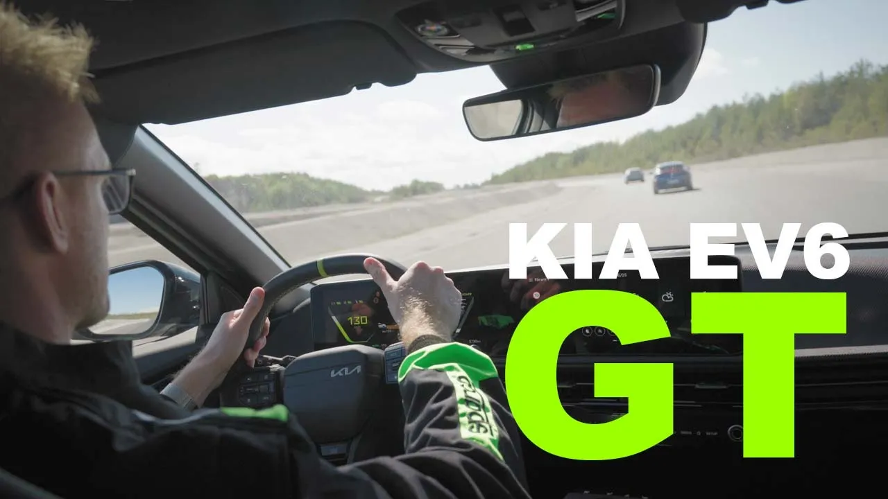 Kia EV6 GT på Gotland Ring (och lite Kia EV9 GT)