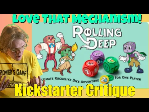 Rolling Deep & Eureka | Dice Adventure Roguelike & Campaign (B-) Kickstarter Critique Review