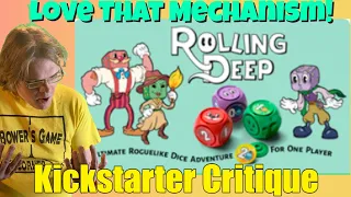 Rolling Deep & Eureka | Dice Adventure Roguelike & Campaign (B-) Kickstarter Critique Review