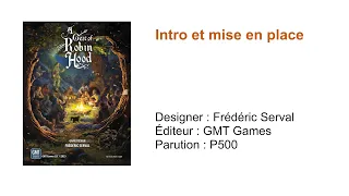 1- A Gest of Robin Hood // Intro et mise en place