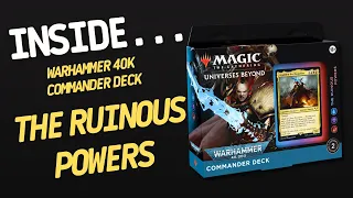 Warhammer 40K Commander Deck Ruinous Powers Magic the Gathering | Inside #80