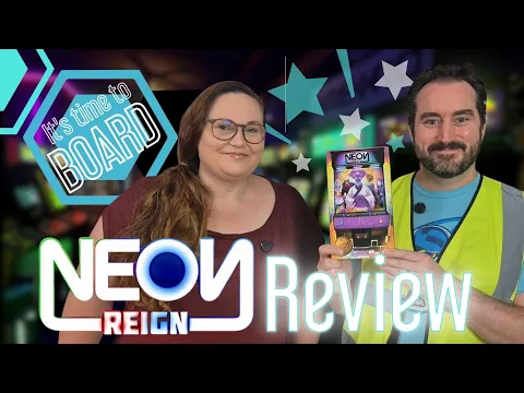 Neon Reign - Chip Theory Games neon soaked, video game inspired two player button basher. Reviewed