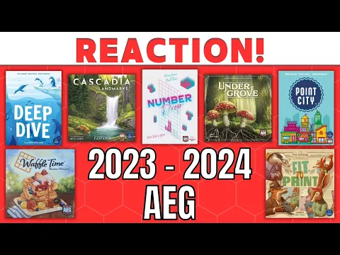 AEG 2023-2024 Game Releases - Reaction!