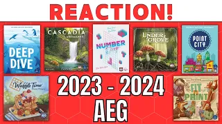 AEG 2023-2024 Game Releases - Reaction!