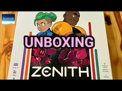 Zenith Board Game | Unboxing (No Talking)