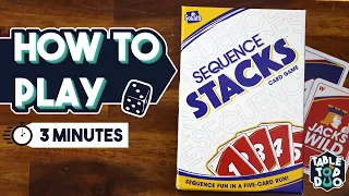 How to Play Sequence Stacks Card Game in 3 minutes