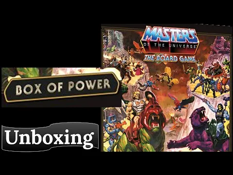 Masters of the Universe: The Board Game – Box of Power: Unboxing