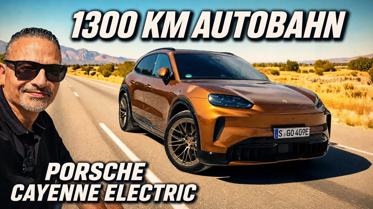 Langstrecken-Realität: Porsche Cayenne Electric Hitzetest extrem.