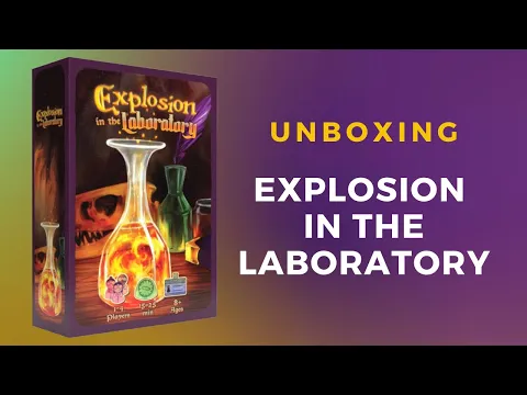 Explosion in the Laboratory Board Game Unboxing | DaniCha