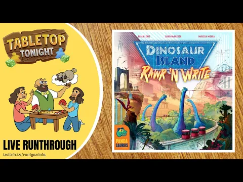 Dinosaur Island Rawr 'n Write Solo Runthrough 