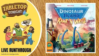 Dinosaur Island Rawr 'n Write Solo Runthrough 