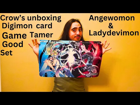 Crow's unboxing Digimon the card game Tamer goods set Angewomon & LadyDevimon