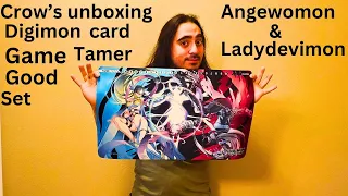 Crow's unboxing Digimon the card game Tamer goods set Angewomon & LadyDevimon