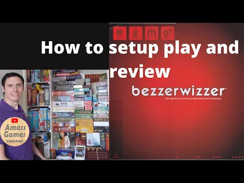 Bezzerwizzer trivia party board game tactics how to setup play and review AmassGames mass market