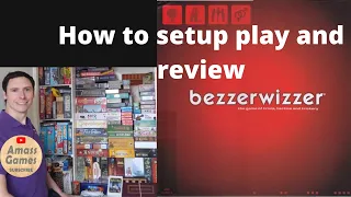 Bezzerwizzer trivia party board game tactics how to setup play and review AmassGames mass market