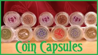 Protecting your Arkham Horror Third Edition (3rd) tokens with coin capsules