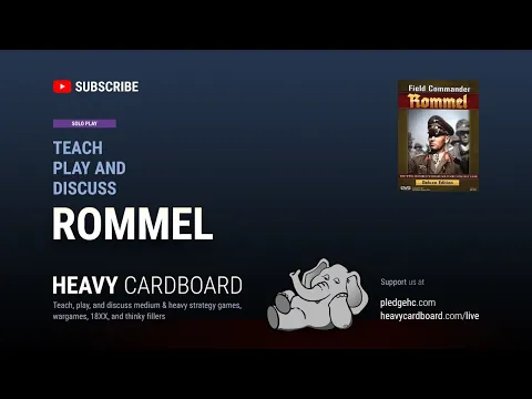 Field Commander: Rommel --- solo Play-through by Heavy Cardboard