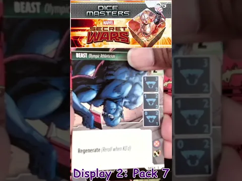 Dice Masters Secret Wars Display Two Opening: Pack 7 #shorts