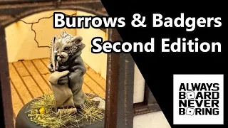 Burrows and Badgers Second Edition Review | Tabletop Battles for Anthropomorphic Animals | Sponsored