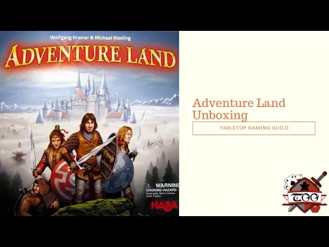 Adventure Land Board Game Unboxing