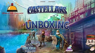 Unboxing Castellans from the Valeria Universe of Games, previously known as Castellans of Valeria