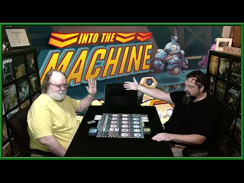 Into The Machine Board Game Kickstarter Preview, Lets Race Those Robots!!