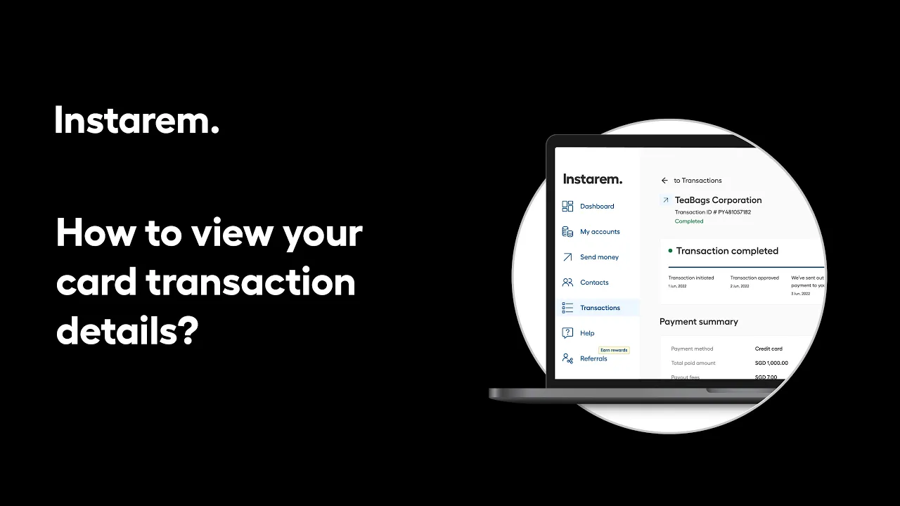 Tracking business card transactions: Quick walkthrough