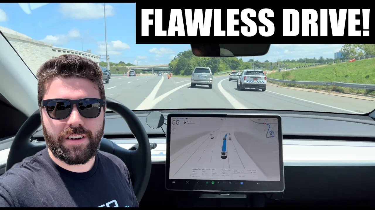 Driving Itself! Tesla Full Self-Driving Is Better Than Most Human Drivers - FSD 13.2.9 Demo