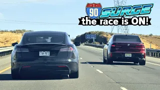 The Race Is ON! Longest Range & Fastest Charging EVs Depart Seattle Starting The I-90 Surge -Pt. 2/4