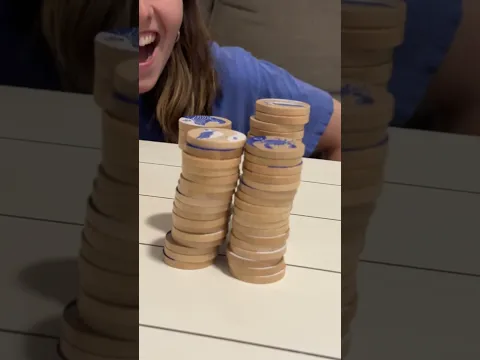 The most satisfying scoring method ️ #boardgames #beachgames #games