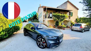 Elektroauto Urlaub Südfrankreich. Reisevlog Provence Cote d'azur Île d'Or.